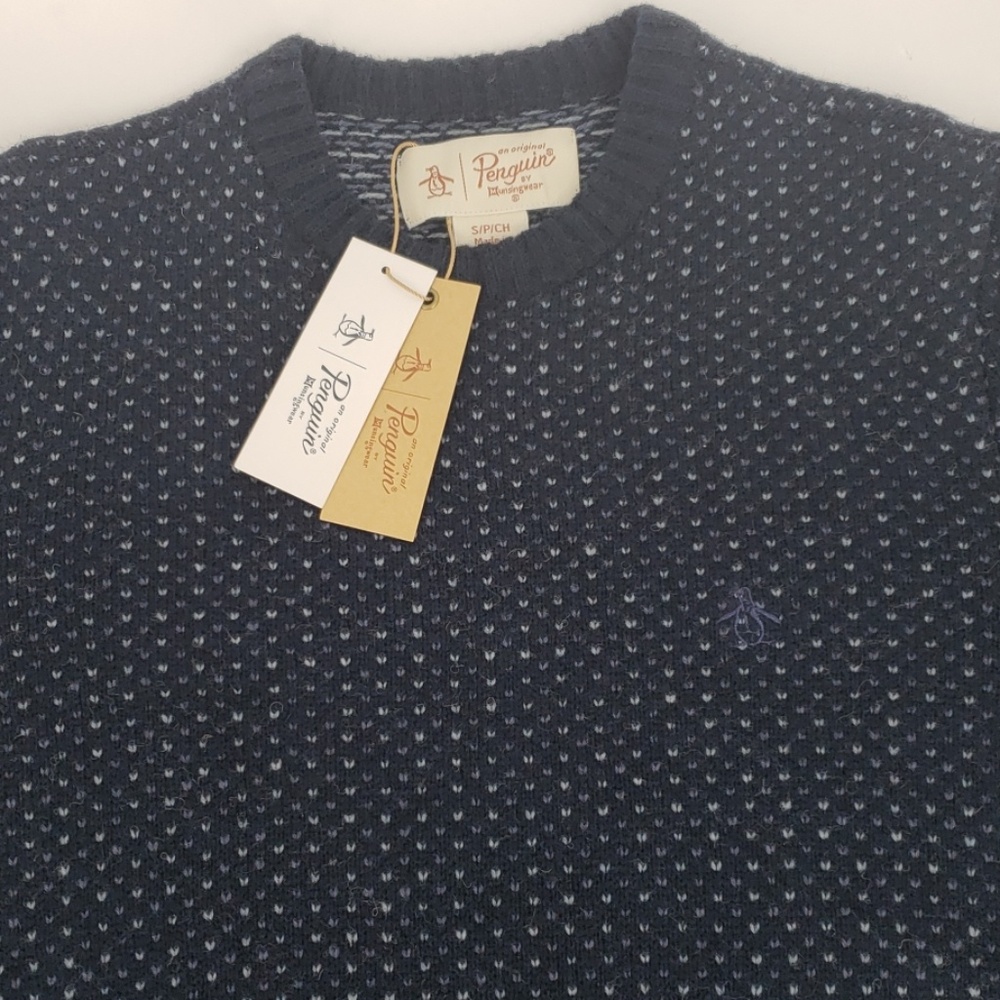 NWT, The Original Penguin Wool Blend Sweater - Picture 3 of 8